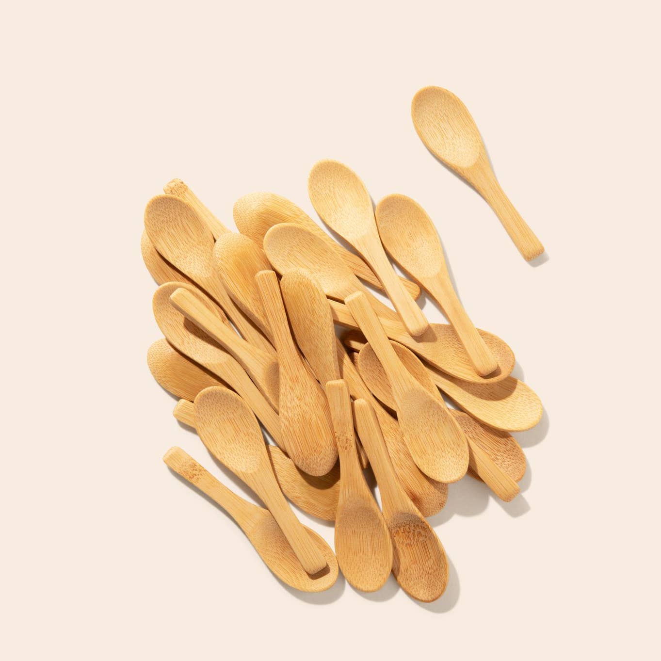 Bamboo Body Scrub Spoon | Mini Rounded Paddle
