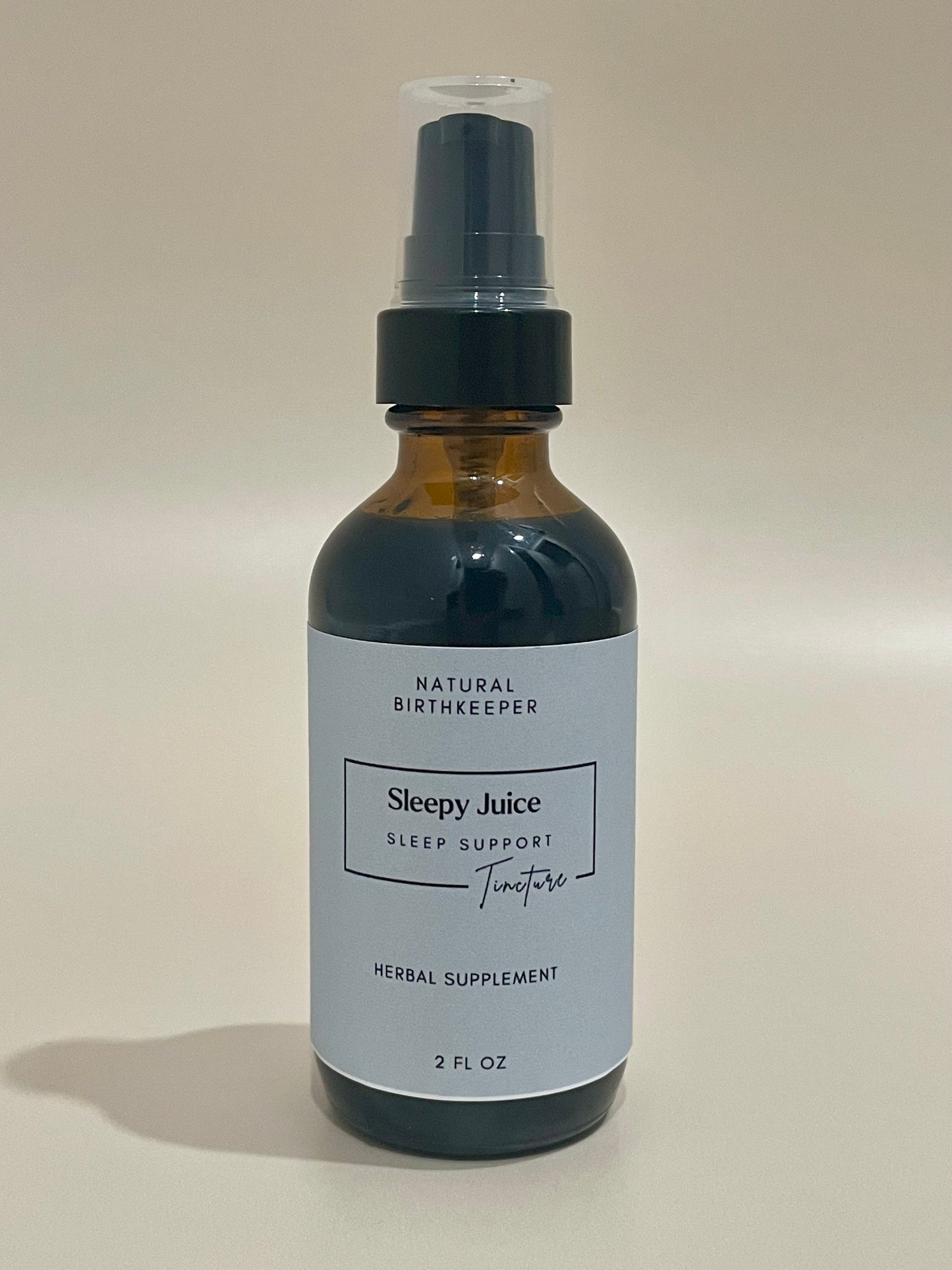 Organic sleep promoting herbal tincture
