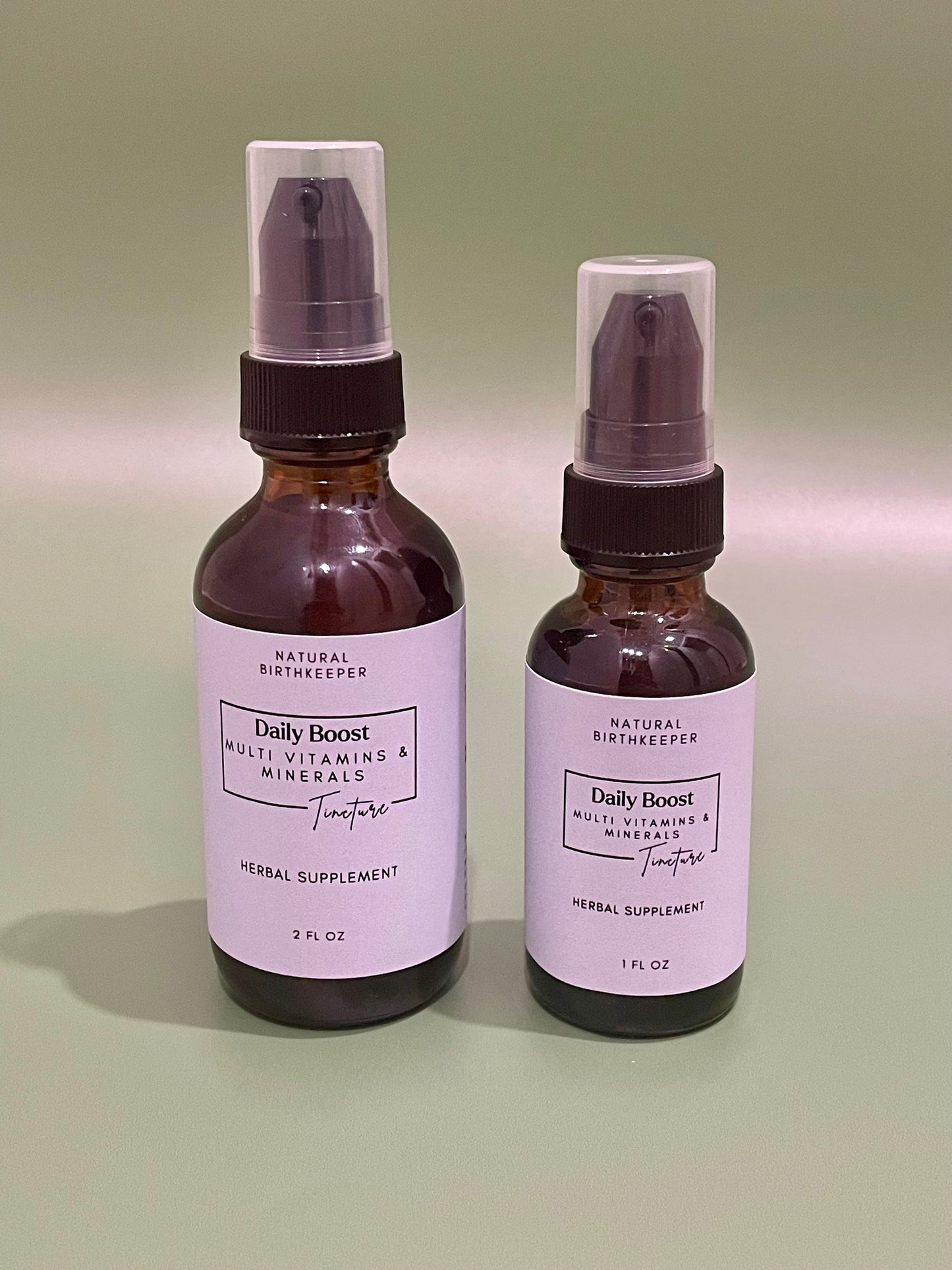 Multi vitamin and mineral organic vegan gluten free cane alcohol tincture