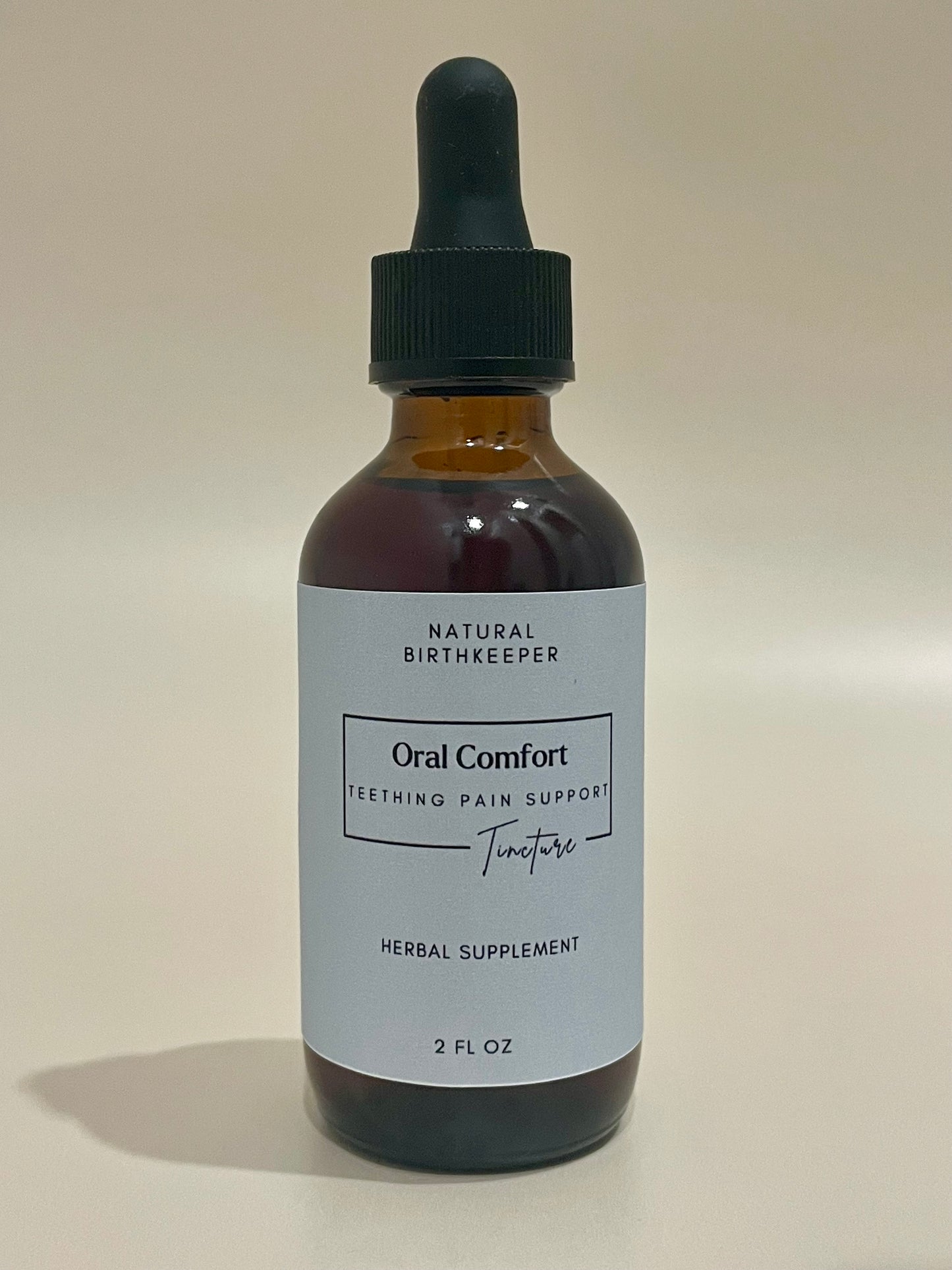 Organic teething and oral pain tincture