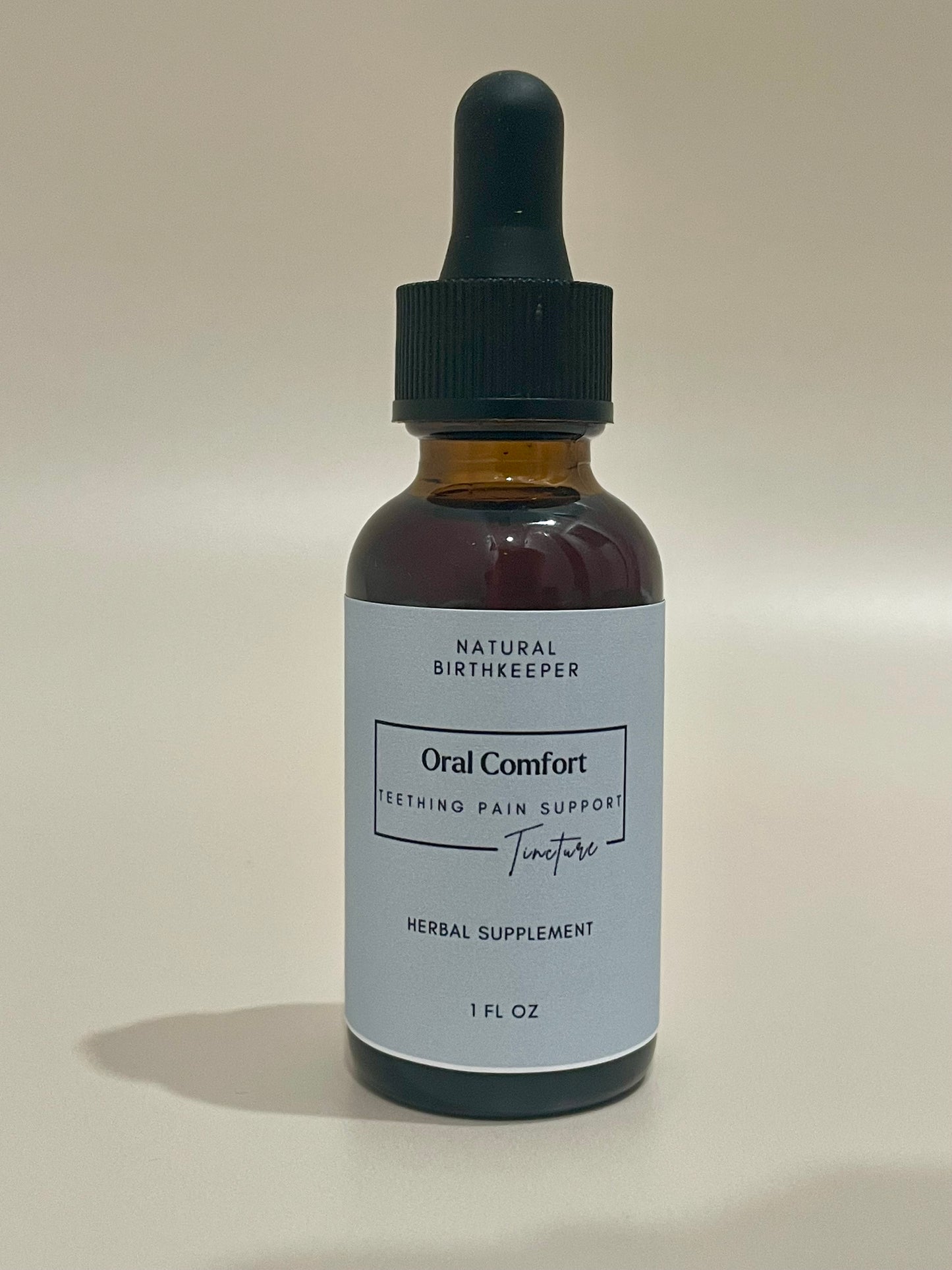 Organic teething and oral pain tincture