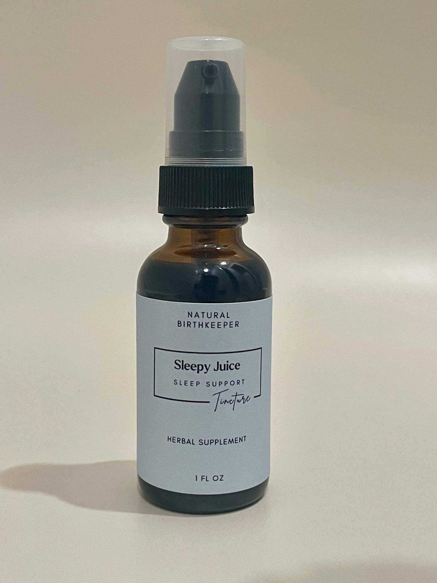 Organic sleep promoting herbal tincture