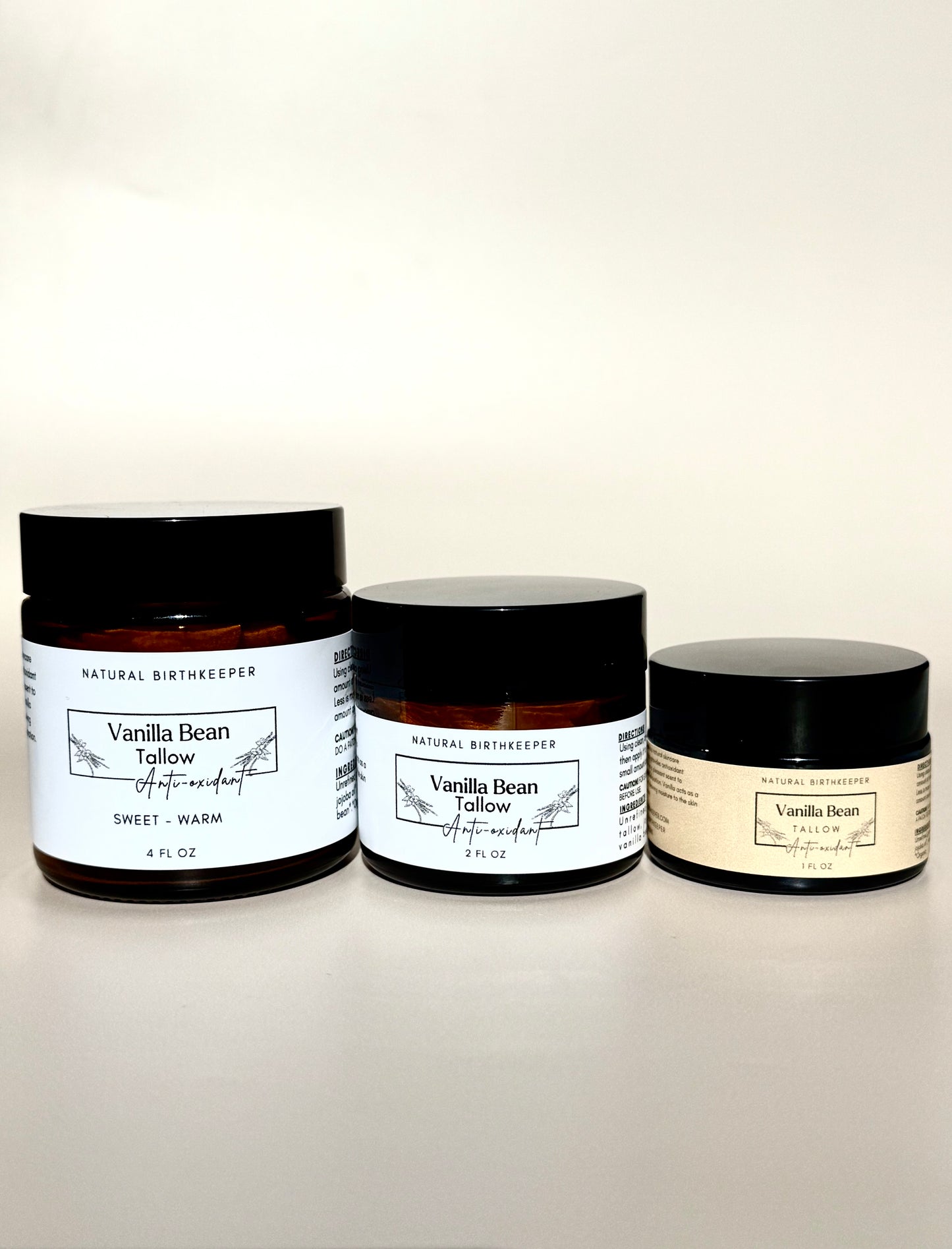Grassfed and finished organic vanilla tallow whip