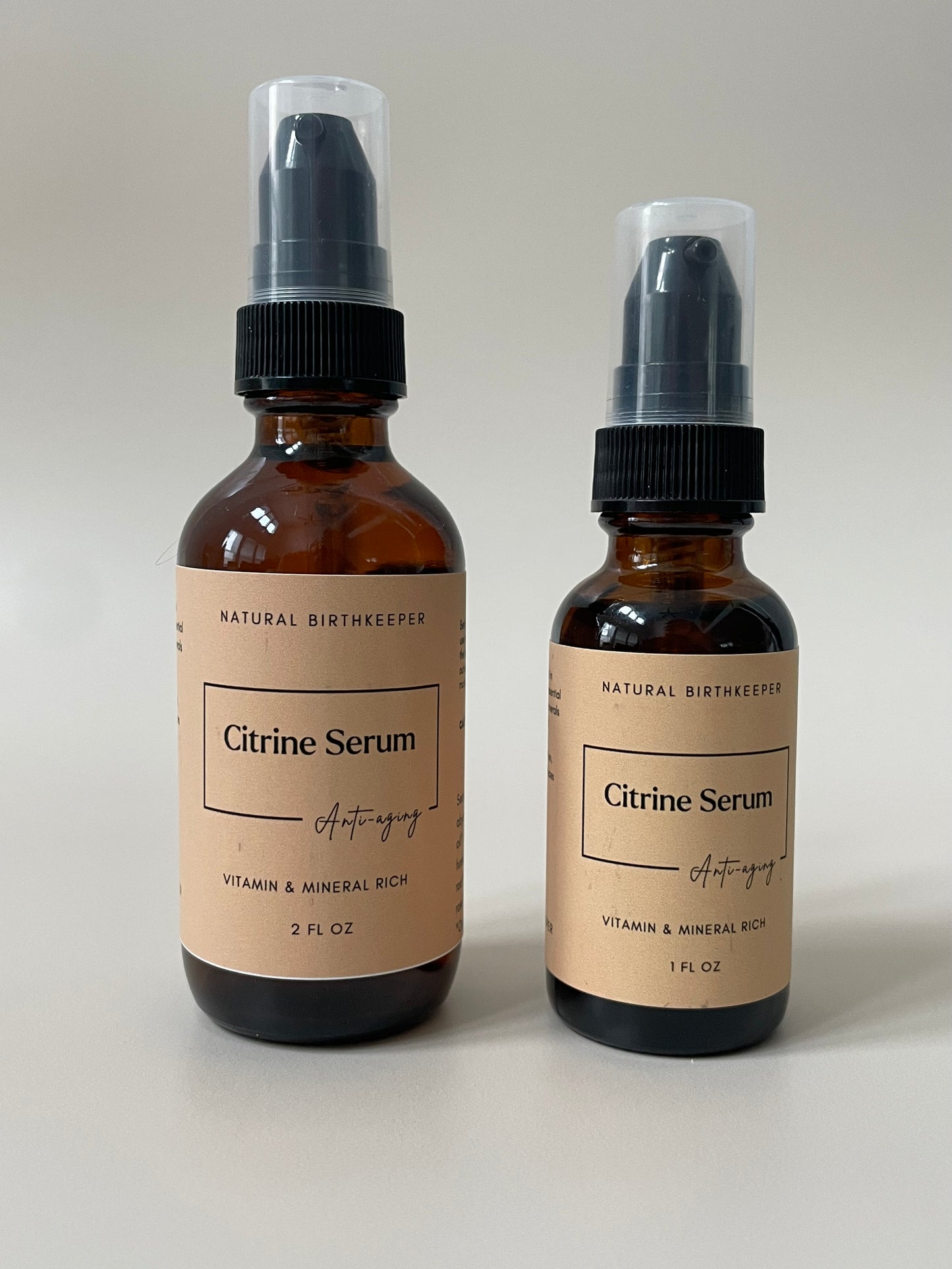 organic lightweight herbal infused face serum