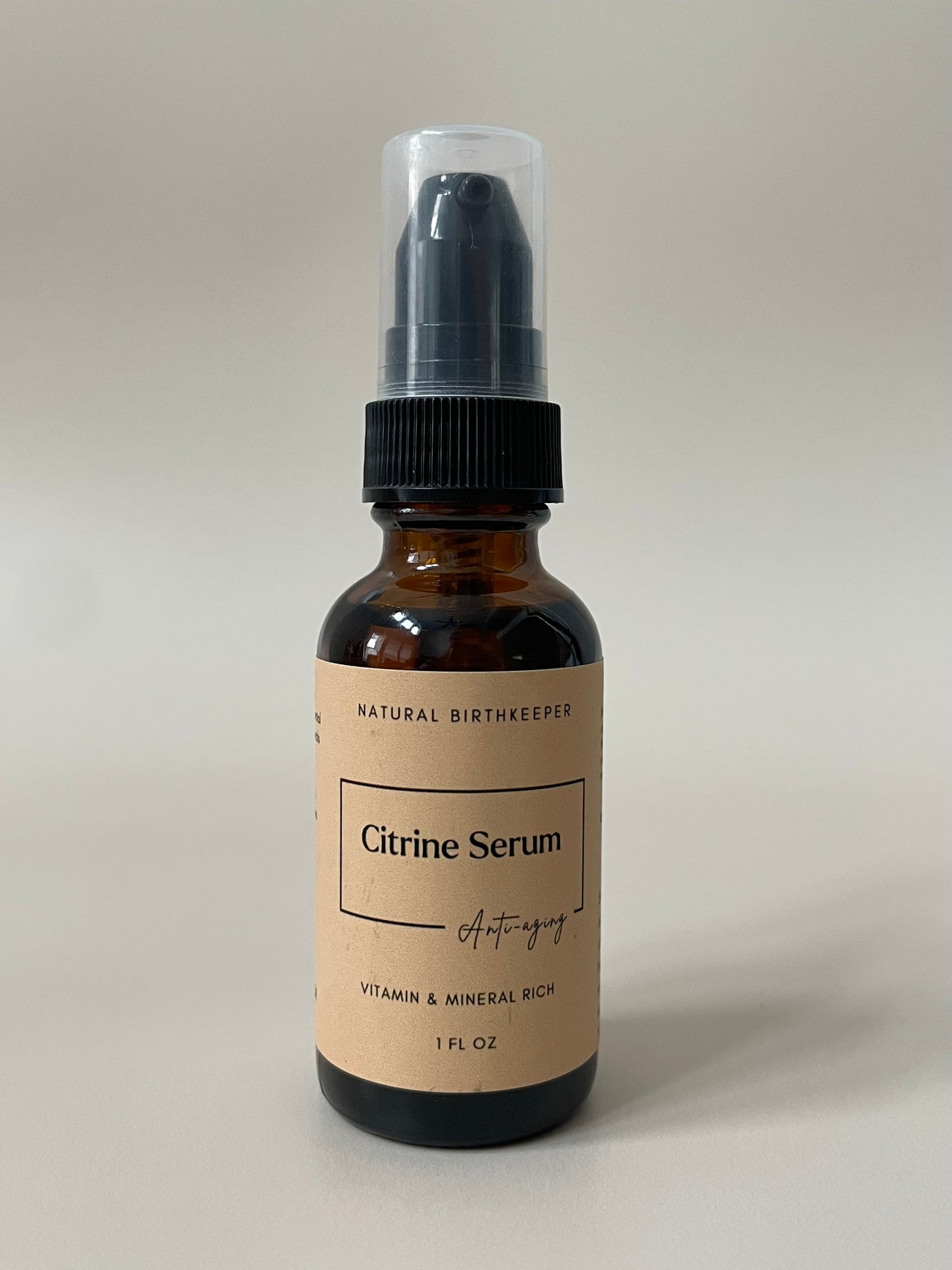 organic lightweight herbal infused face serum