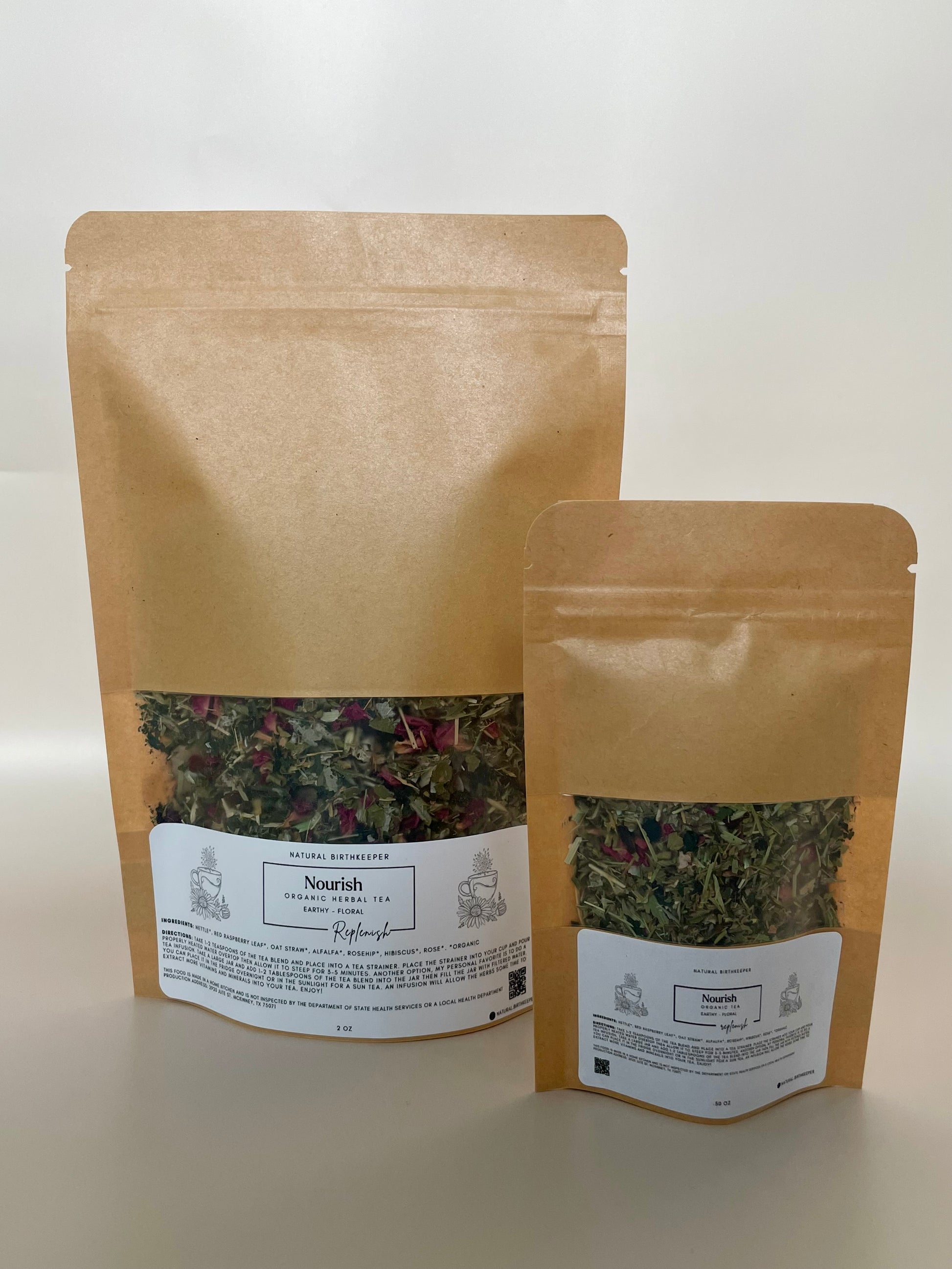 Organic herbal nourish tea 