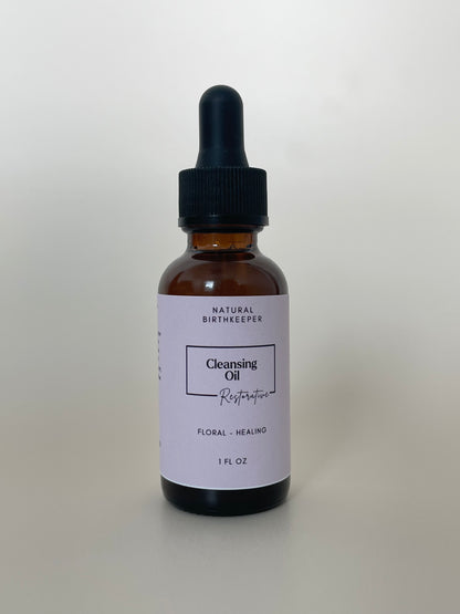 Organic herbal infused cleansing oil