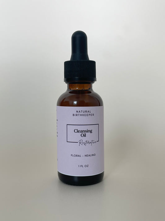 Organic herbal infused cleansing oil