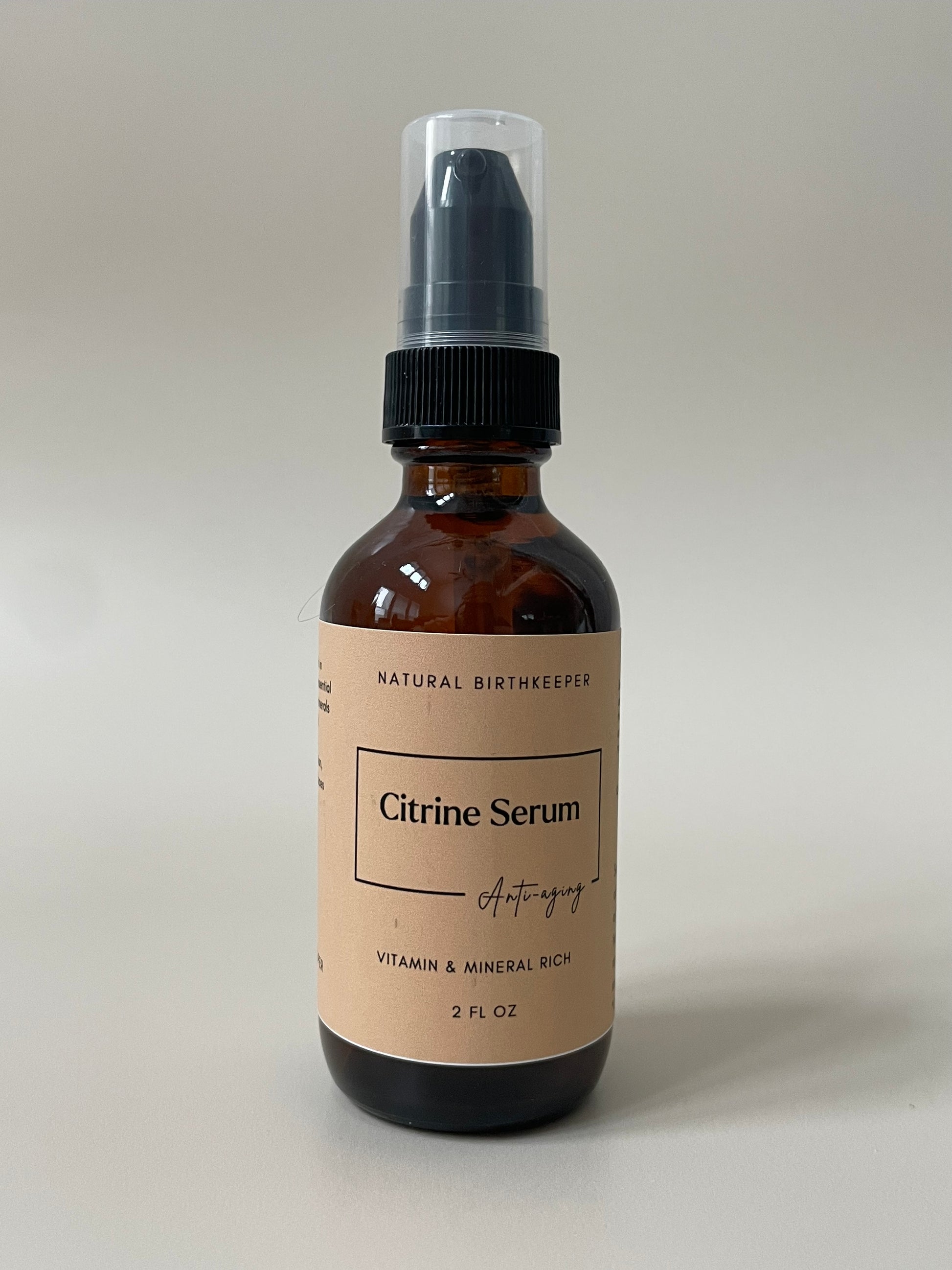 organic lightweight herbal infused face serum