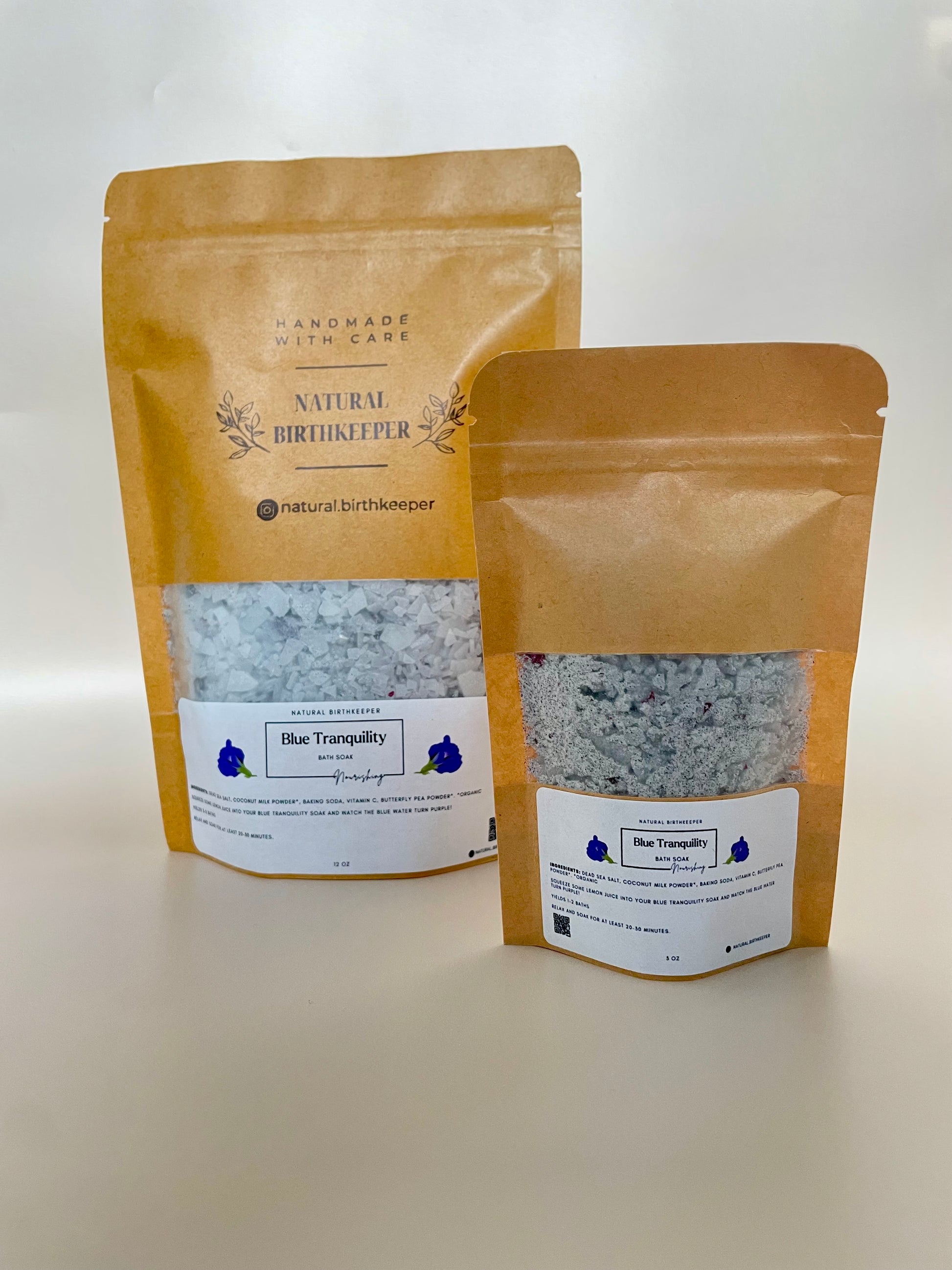 Blue tranquility bath soak