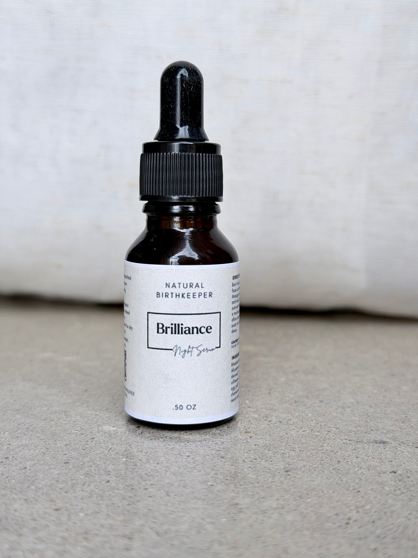 Brilliance- organic botanical night serum .5 oz