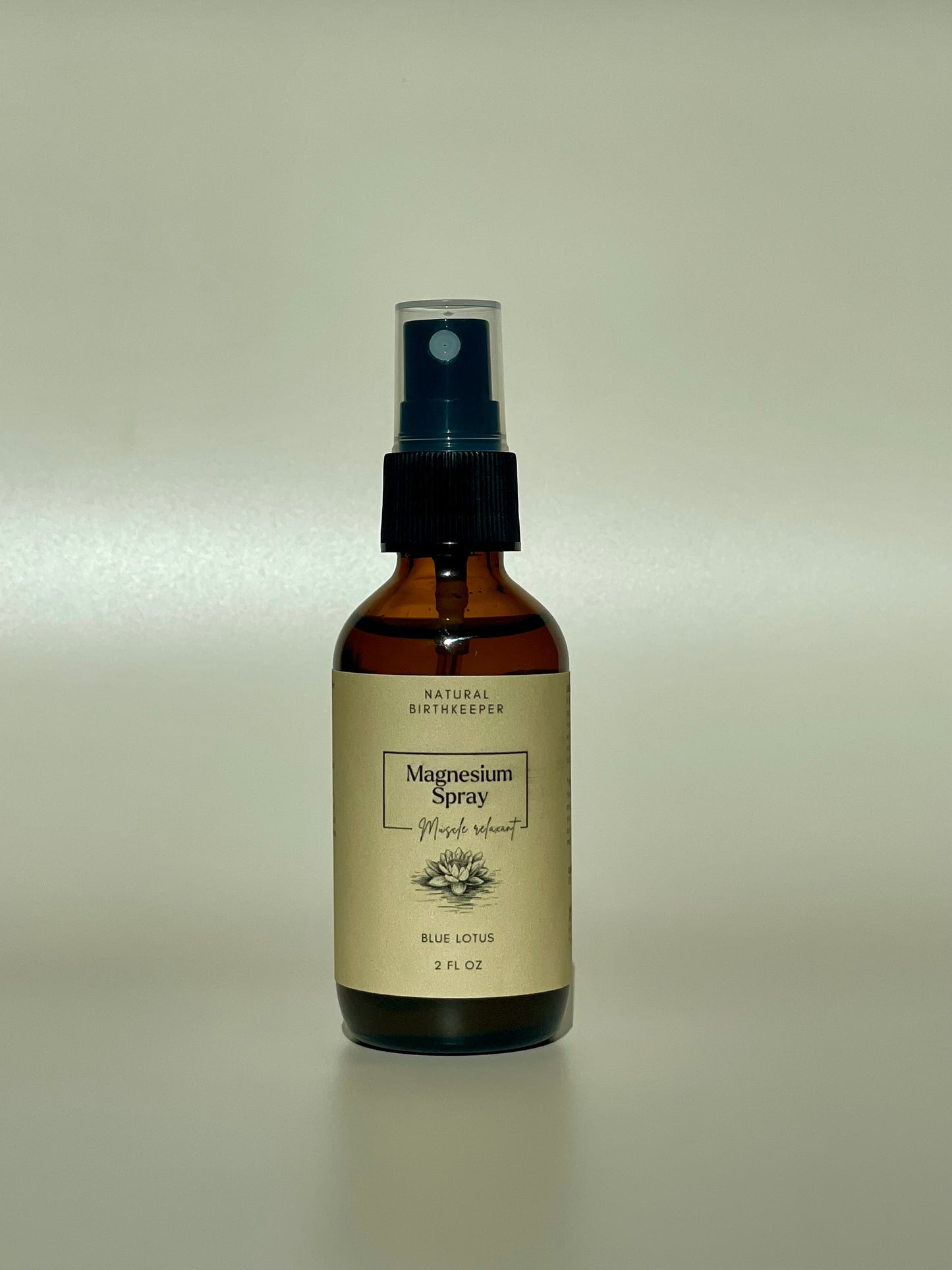 organic herbal infused magnesium oil spray - blue lotus