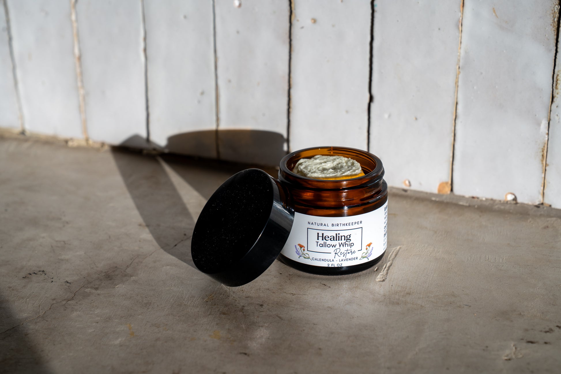 organic lavender & calendula whipped grassfed and finished tallow