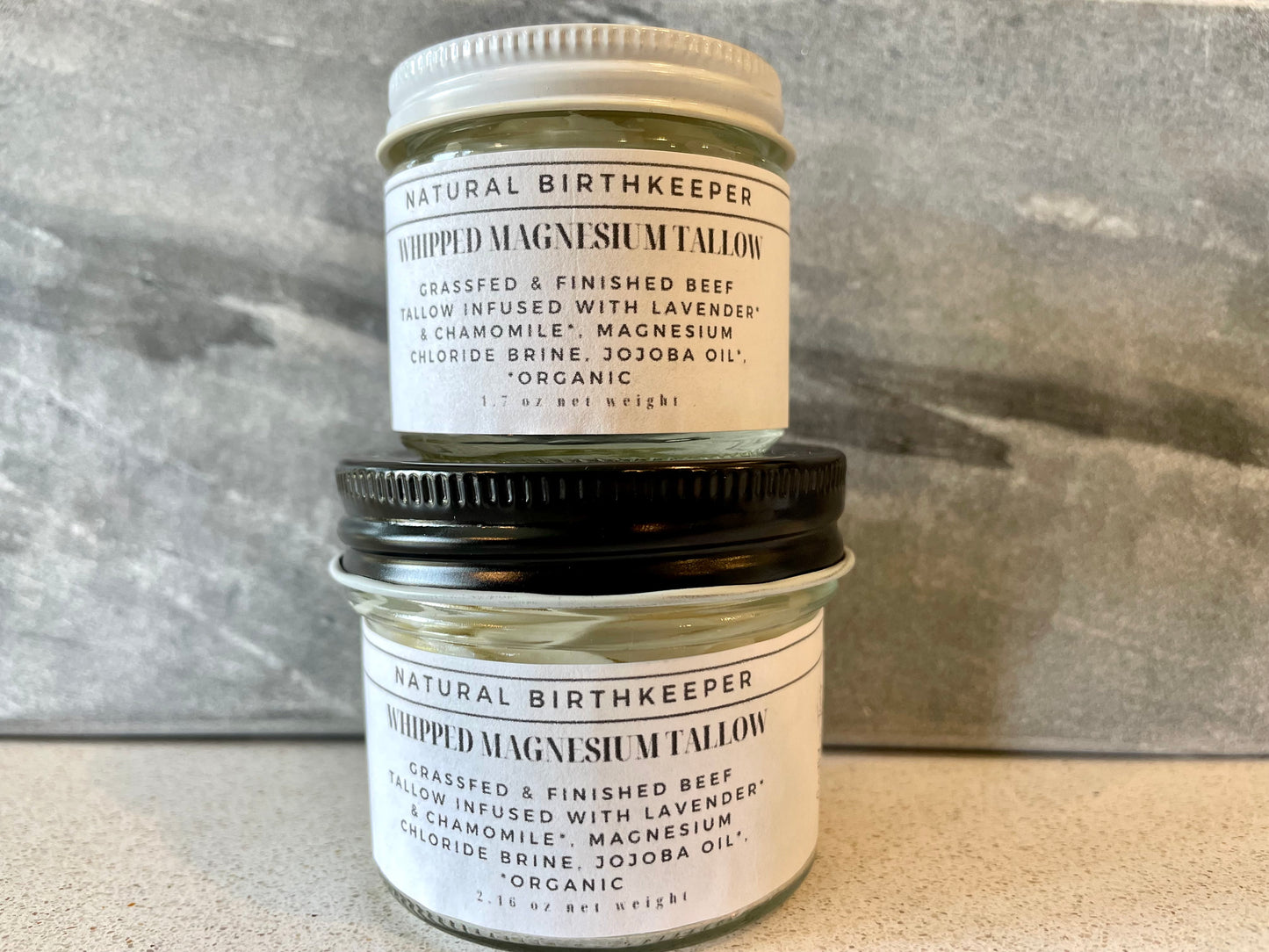 Magnesium whipped tallow