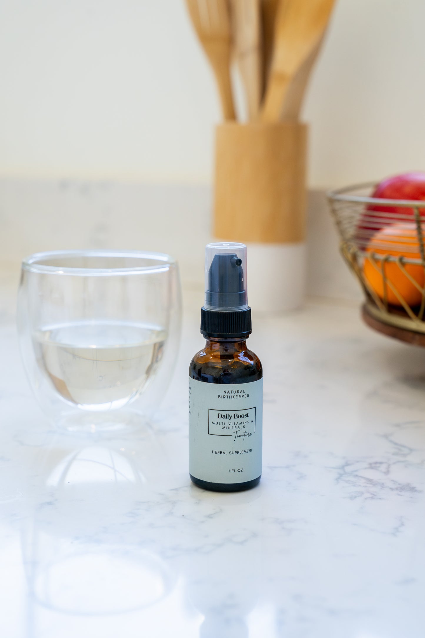 Organic multivitamin and mineral tincture